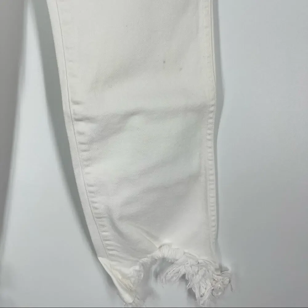 3x1 NYC‎ Austin High Rise Crop Jeans White Women's Size 24 NWT
